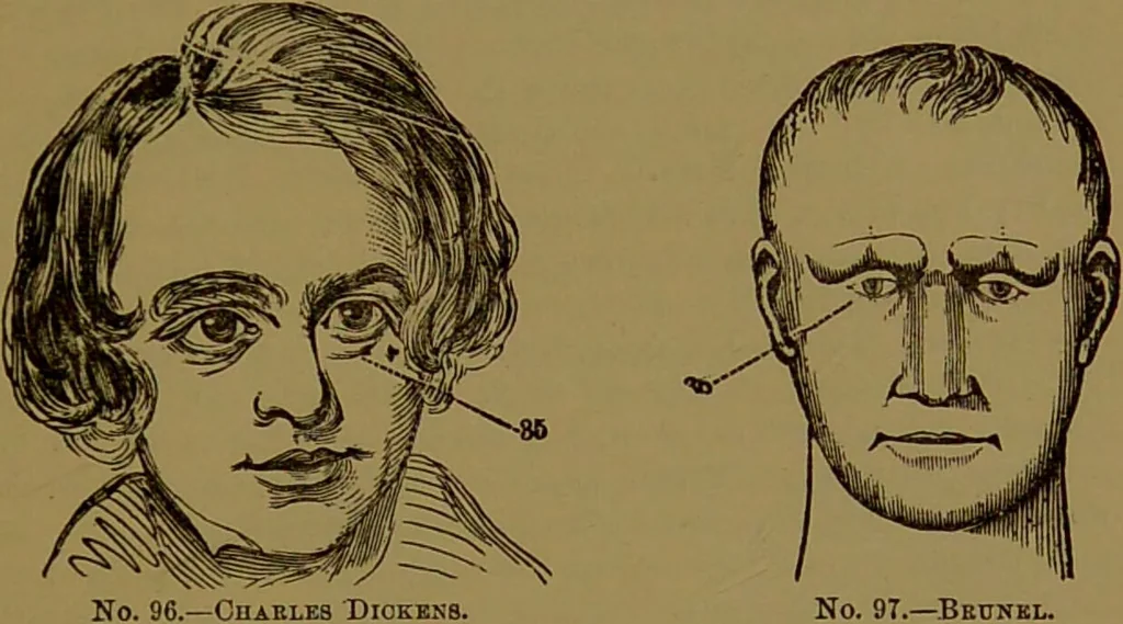 An illustration from Fowler's New illustrated self-instructor in phrenology and physiology : with over one hundred engravings, together with the chart and character of ... as marked by ... / by Lorenzo N. Fowler., 1895, leaf 165