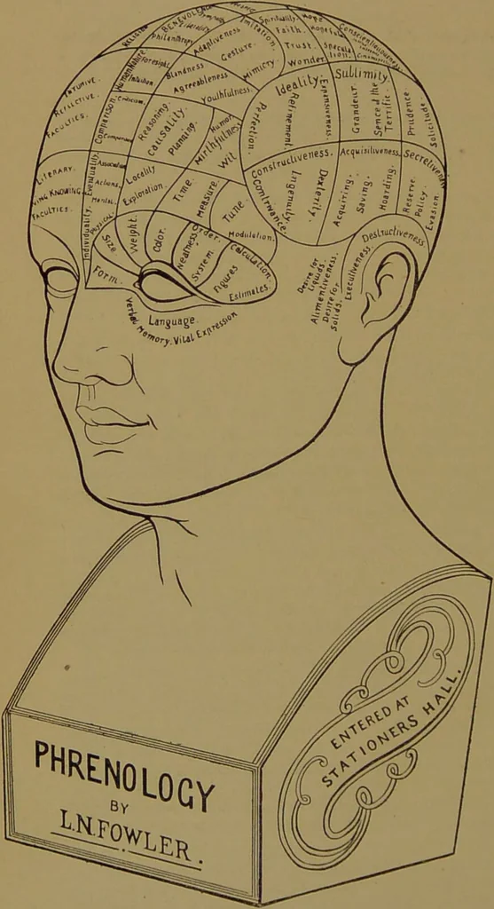 An illustration from Fowler's New illustrated self-instructor in phrenology and physiology : with over one hundred engravings, together with the chart and character of ... as marked by ... / by Lorenzo N. Fowler., 1895, leaf 190