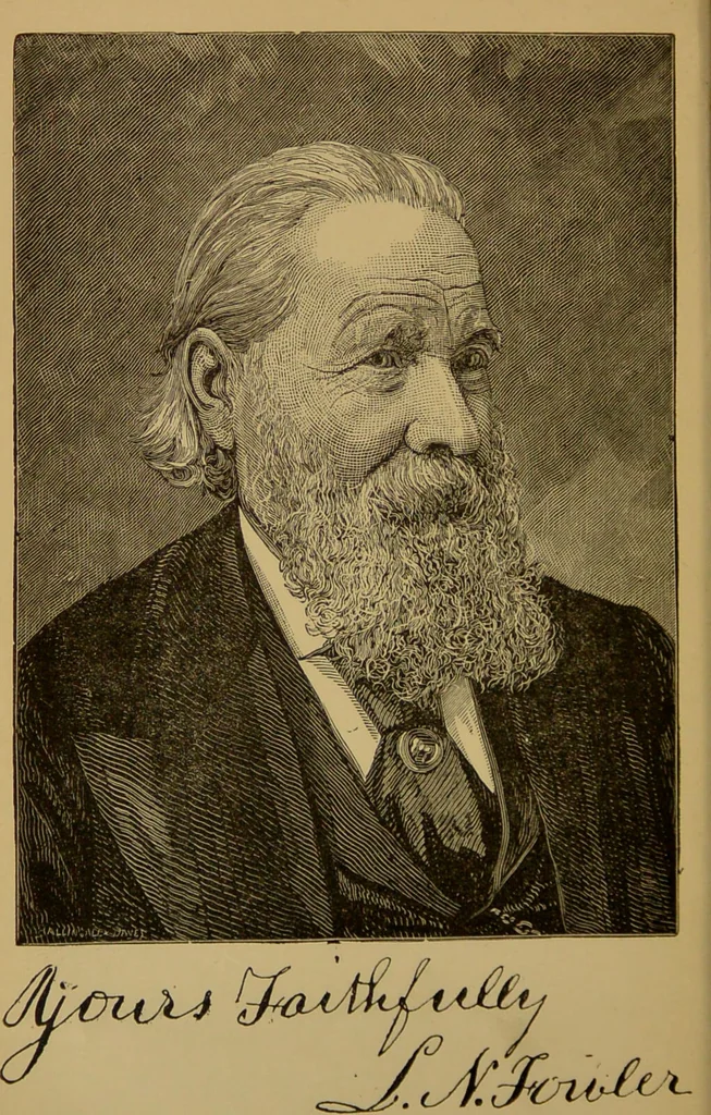 An illustration from Fowler's New illustrated self-instructor in phrenology and physiology : with over one hundred engravings, together with the chart and character of ... as marked by ... / by Lorenzo N. Fowler., 1895, leaf 6