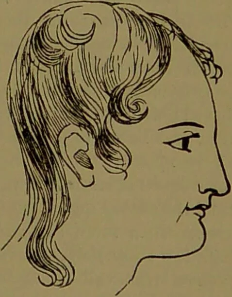 An illustration from Fowler's New illustrated self-instructor in phrenology and physiology : with over one hundred engravings, together with the chart and character of ... as marked by ... / by Lorenzo N. Fowler., 1895, leaf 89