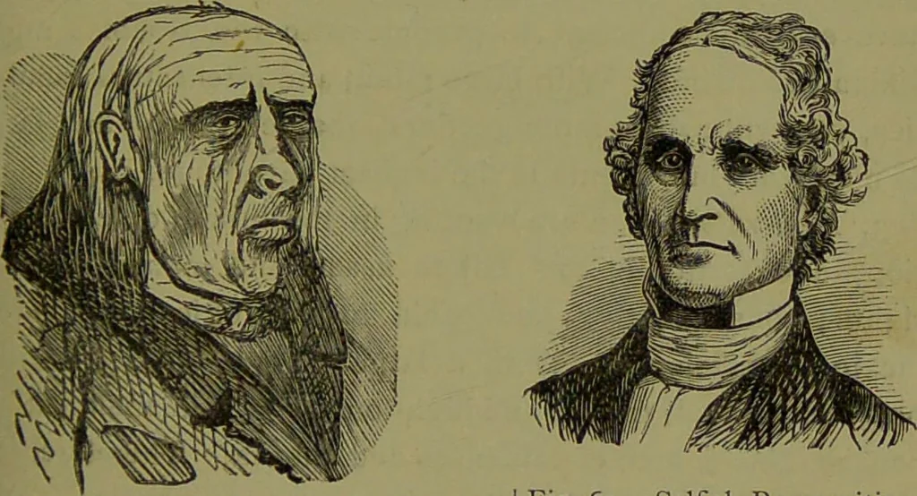 An illustration from A new illustrated hand-book of phrenology, physiology and physiognomy / by R.B.D. Wells., 1870, leaf 173