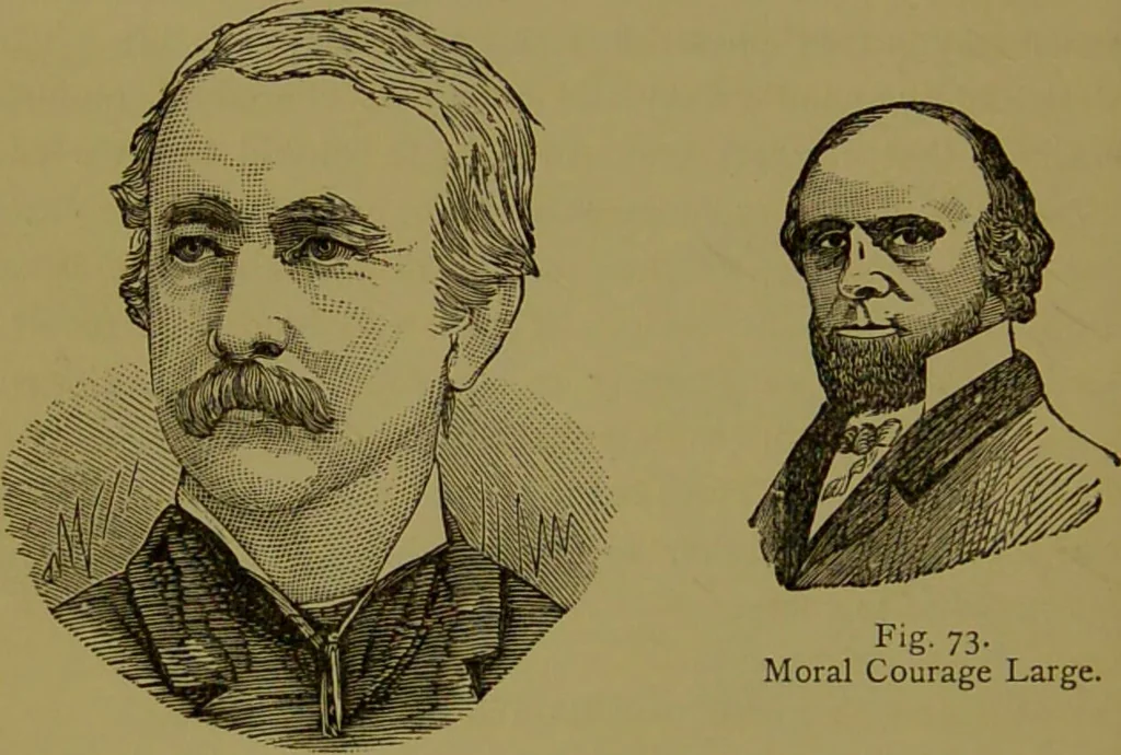 An illustration from A new illustrated hand-book of phrenology, physiology and physiognomy / by R.B.D. Wells., 1870, leaf 178