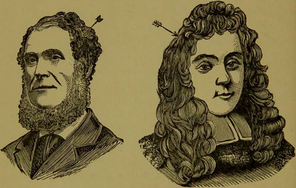 An illustration from A new illustrated hand-book of phrenology, physiology and physiognomy / by R.B.D. Wells., 1870, leaf 200