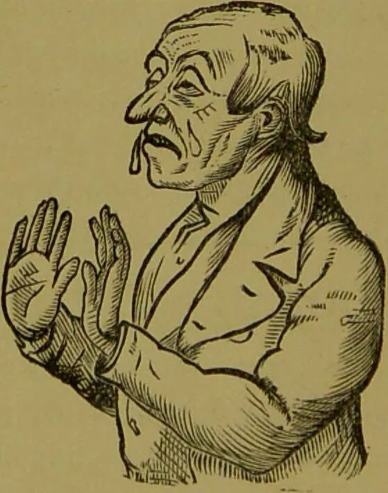 An illustration from A new illustrated hand-book of phrenology, physiology and physiognomy / by R.B.D. Wells., 1870, leaf 214