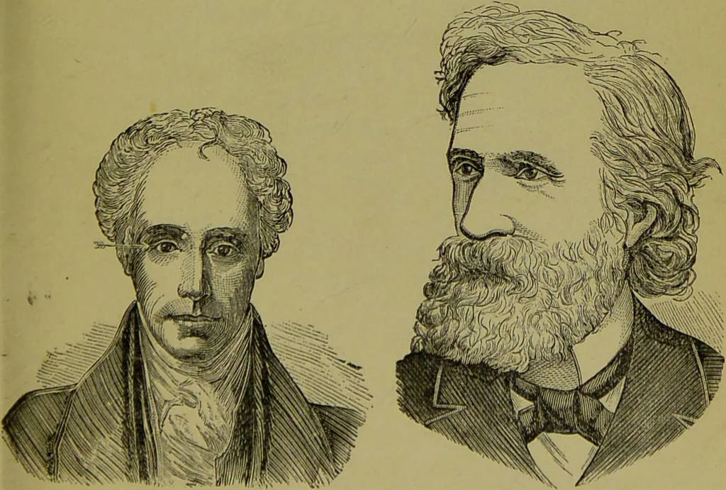 An illustration from A new illustrated hand-book of phrenology, physiology and physiognomy / by R.B.D. Wells., 1870, leaf 9