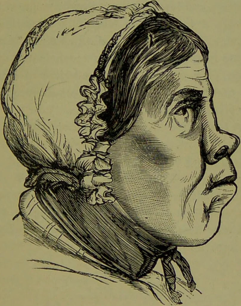 An illustration from A new illustrated hand-book of phrenology, physiology and physiognomy / by R.B.D. Wells., 1870, leaf 99
