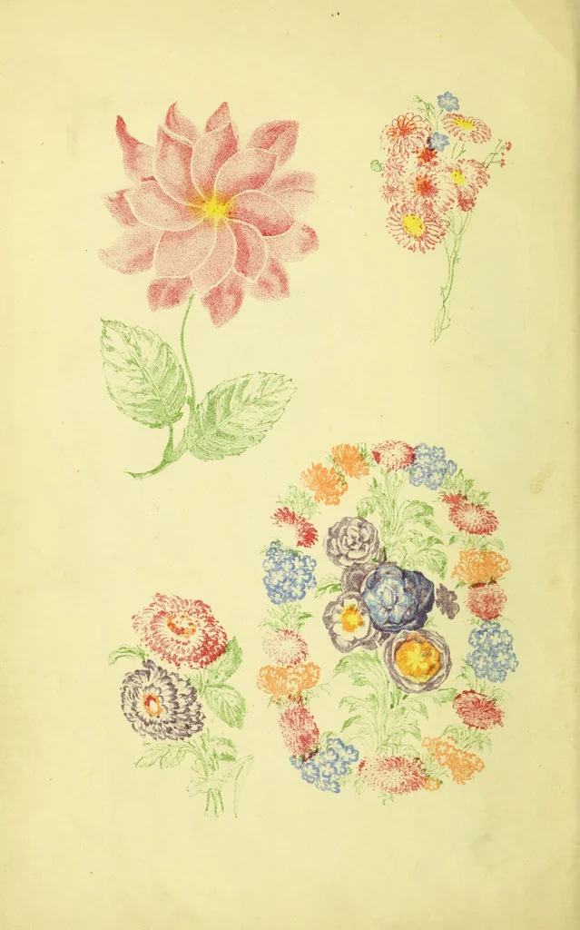 An illustration from Mary Jane : or, spiritualism chemically explained, with spirit drawings / also essays by, and ideas (perhaps erroneous) of "a child at school.", 1863, leaf 6