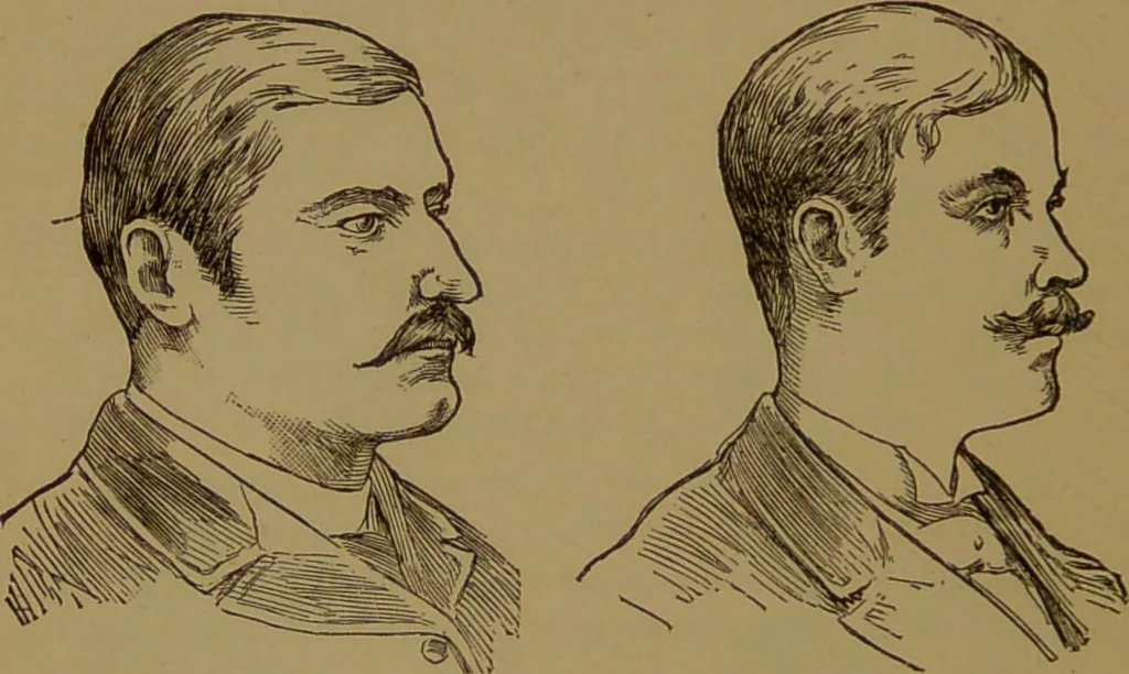 An illustration from The self-instructor in phrenology and physiology : with over one hundred new illustrations, including a chart for the use of practical phrenologists / by O.S. and L.N. Fowler. Rev. by Nelson Sizer., 1889, leaf 104