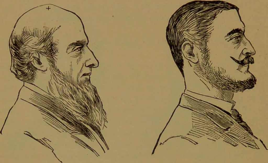 An illustration from The self-instructor in phrenology and physiology : with over one hundred new illustrations, including a chart for the use of practical phrenologists / by O.S. and L.N. Fowler. Rev. by Nelson Sizer., 1889, leaf 142
