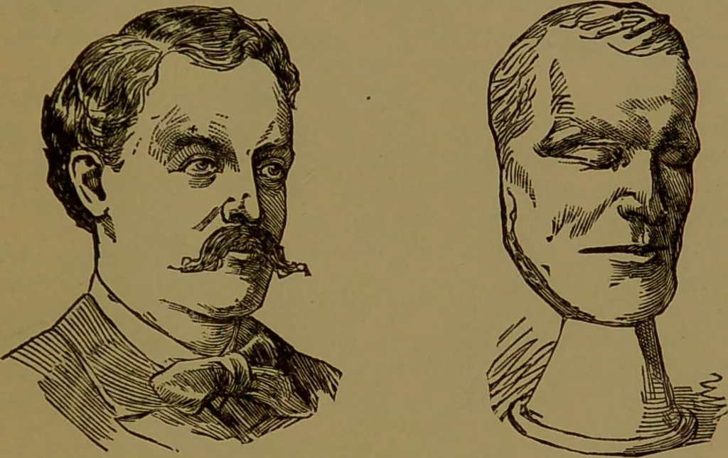 An illustration from The self-instructor in phrenology and physiology : with over one hundred new illustrations, including a chart for the use of practical phrenologists / by O.S. and L.N. Fowler. Rev. by Nelson Sizer., 1889, leaf 167