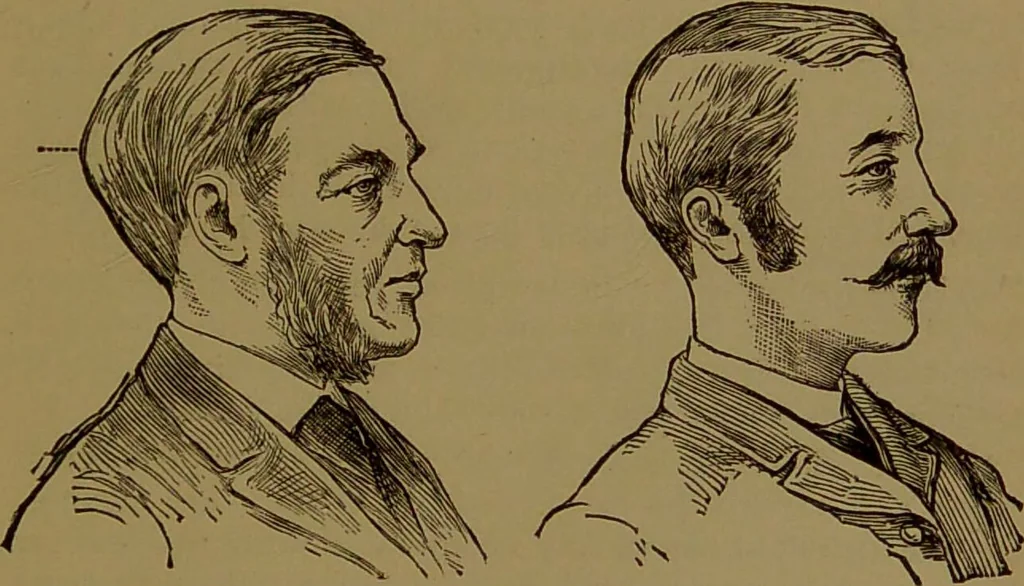 An illustration from The self-instructor in phrenology and physiology : with over one hundred new illustrations, including a chart for the use of practical phrenologists / by O.S. and L.N. Fowler. Rev. by Nelson Sizer., 1889, leaf 97