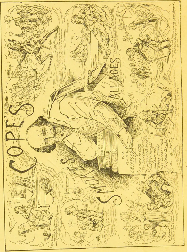 An illustration from The smoker's text book / by J. Hamer. (A reprint)., 1889, leaf 12