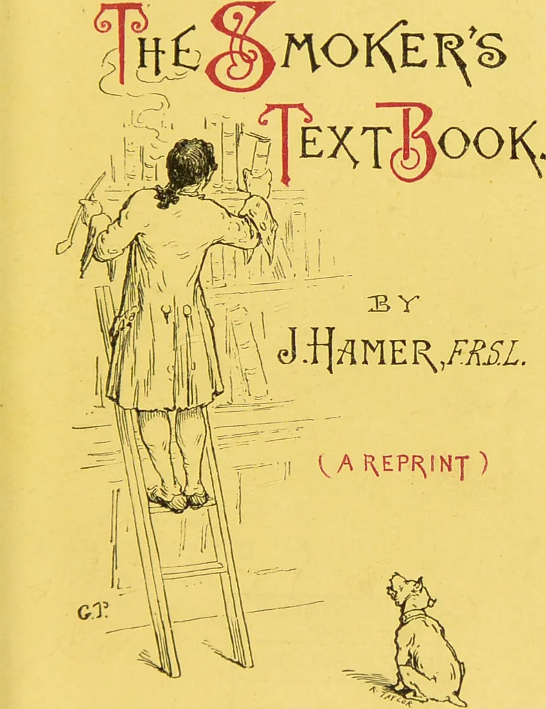 An illustration from The smoker's text book / by J. Hamer. (A reprint)., 1889, leaf 21