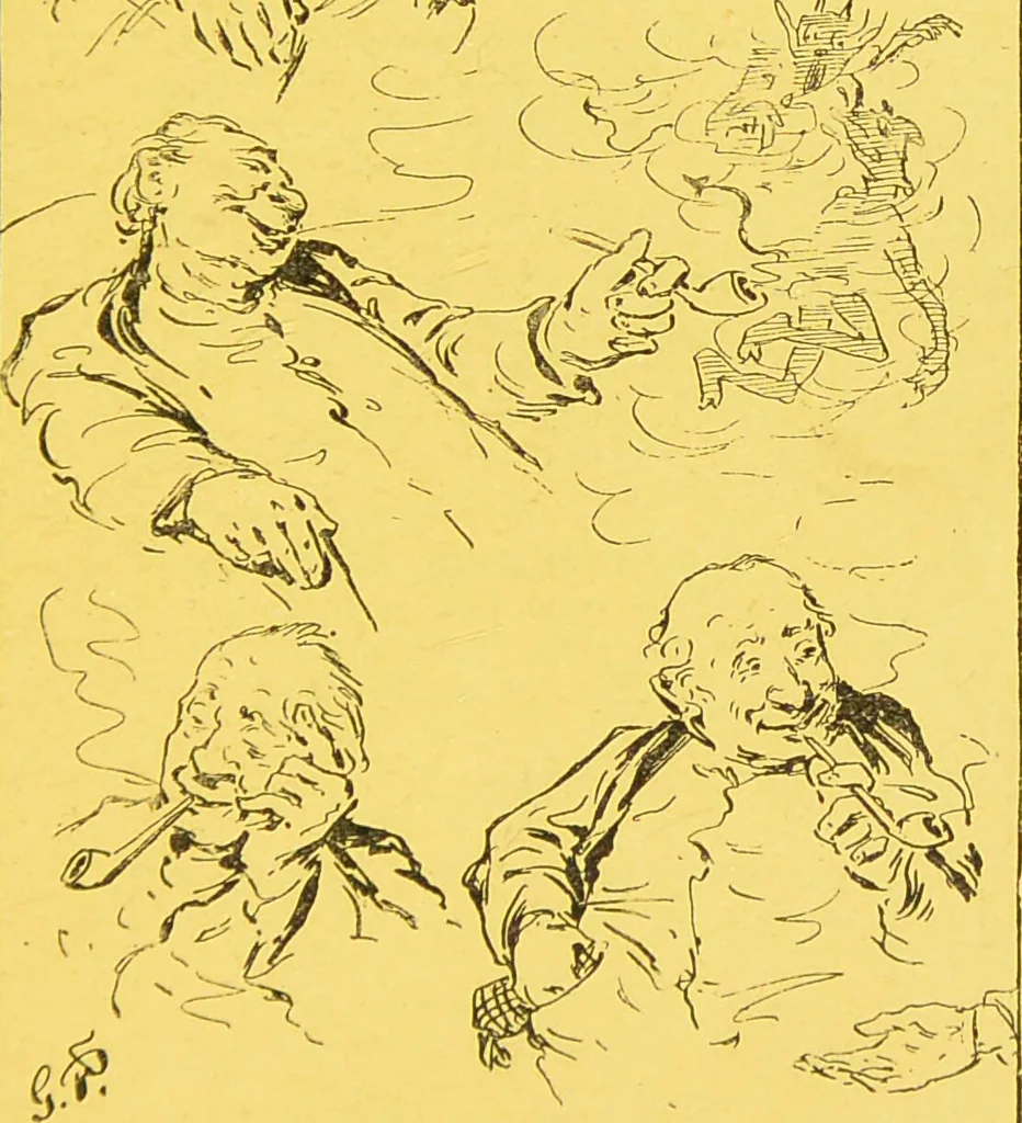 An illustration from The smoker's text book / by J. Hamer. (A reprint)., 1889, leaf 31