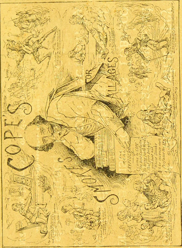An illustration from The smoker's text book / by J. Hamer. (A reprint)., 1889, leaf 85