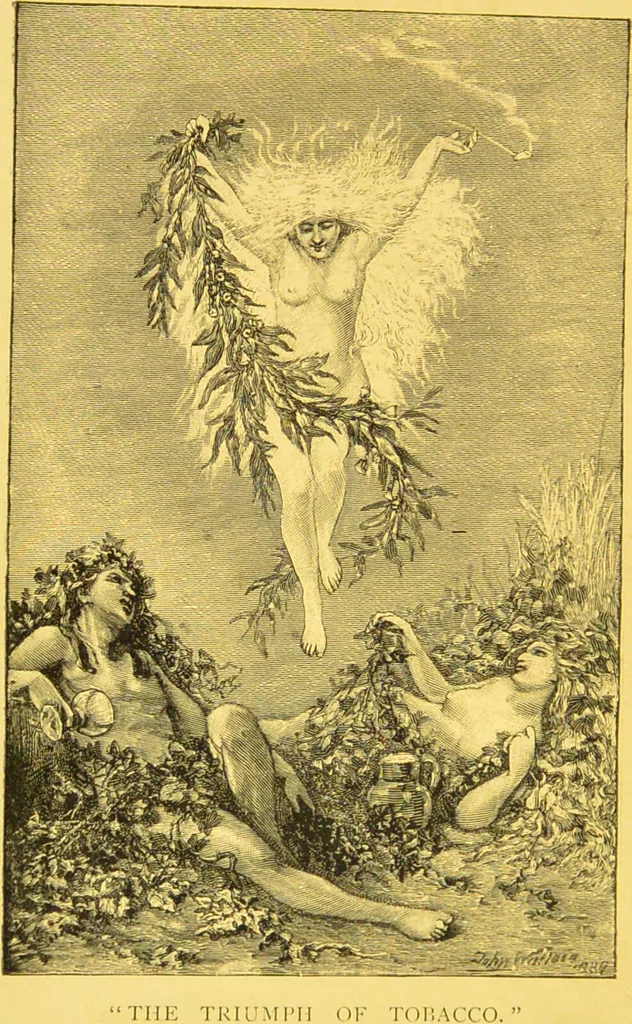 An illustration from The smoker's text book / by J. Hamer. (A reprint)., 1889, leaf 94