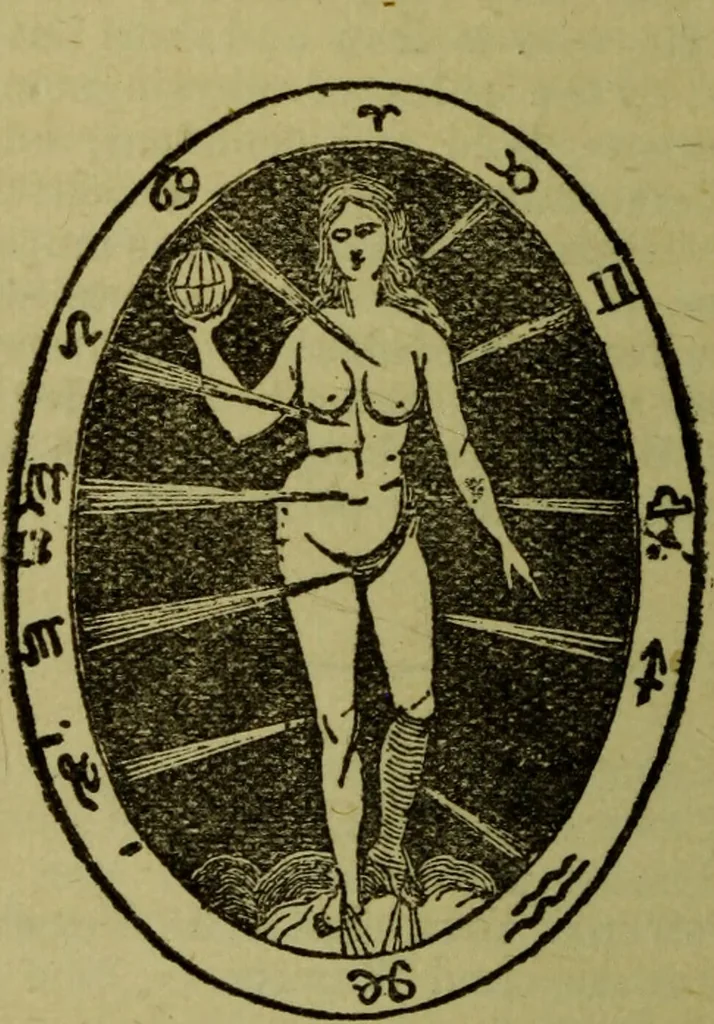 An illustration from [Aristotle's works.]., 1890, leaf 436