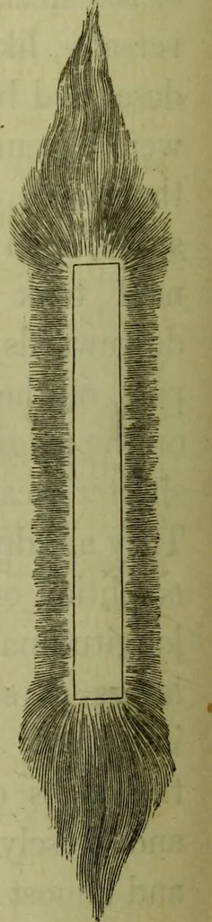 An illustration from Physico-physiological researches on the dynamics of magnetism, electricity, heat, light, crystallization, and chemism, in their relations to vital force / by Baron Charles Von Reichenbach; with the addition of a preface and critical notes by John Ashburner., 1850, leaf 50