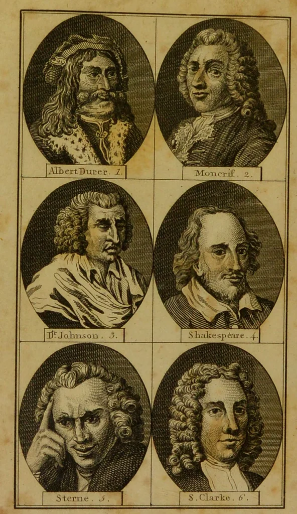 An illustration from Physiognomy; or, the corresponding analogy between the conformation of the features and the ruling passions of the mind / translated from the original work of J. C. Lavater by Samuel Shaw Esq. Editor of the Abridgement of Bruce's Travels., 1792, leaf 18