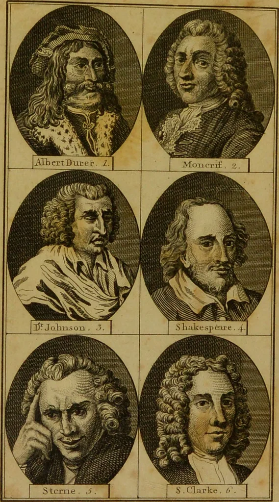 An illustration from Physiognomy; or, the corresponding analogy between the conformation of the features and the ruling passions of the mind / translated from the original work of J. C. Lavater by Samuel Shaw Esq. Editor of the Abridgement of Bruce's Travels., 1792, leaf 18