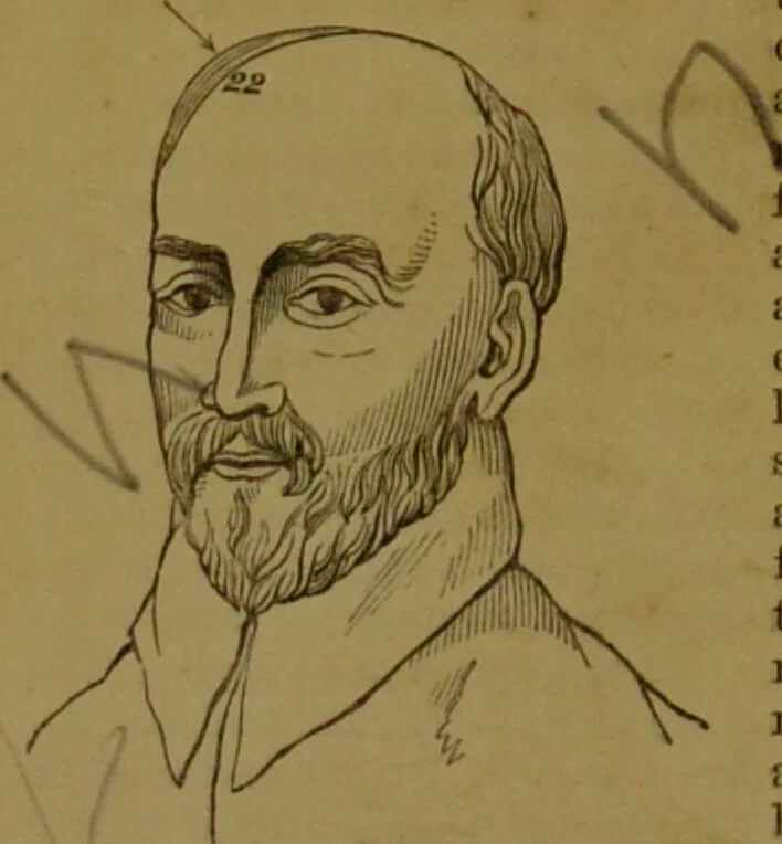An illustration from Phrenology made practical and popularly explained / by Frederick Bridges., 1861, leaf 150