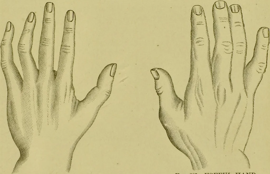 An illustration from A system of practical and scientific physiognomy, or, How to read faces : being a manual of instruction in the knowledge of the human physiognomy and organism, embracing the discoveries of located signs of character in the body and face, as shown by the five natural divisions of the countenance. Volume 2 / by Mary Olmstead Stanton., 1890, leaf 501