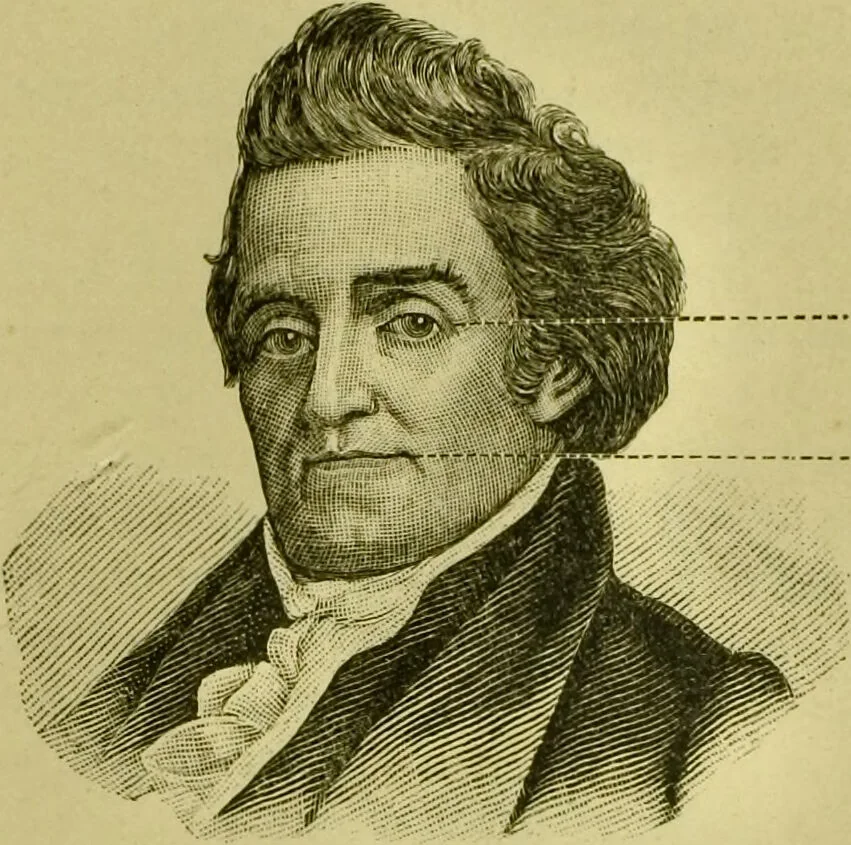 An illustration from A system of practical and scientific physiognomy, or, How to read faces : being a manual of instruction in the knowledge of the human physiognomy and organism, embracing the discoveries of located signs of character in the body and face, as shown by the five natural divisions of the countenance. Volume 2 / by Mary Olmstead Stanton., 1890, leaf 77