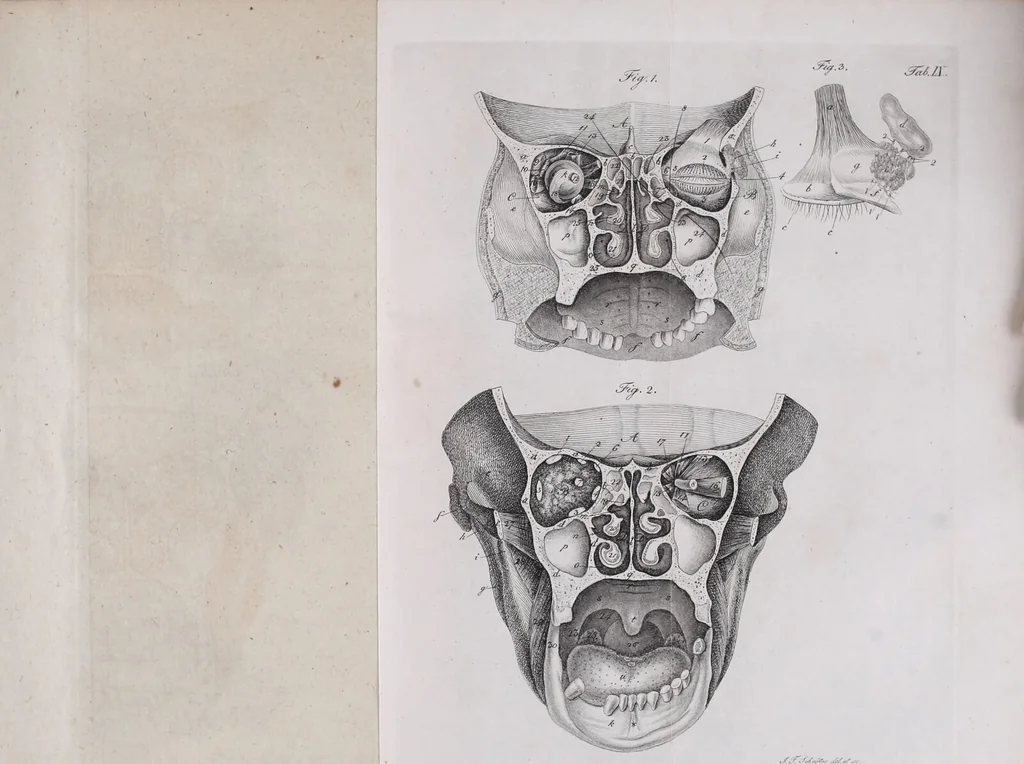 An illustration from Pfennig-Encyklopädie der Anatomie, oder, Bildliche Darstellung der gesammten menschlichen Anatomie : nach Rosenmüller, Loder, Carl Bell, Gordon, Bock etc / gestochen von J.F. Schröter ; mit erklärendem Texte von. Th. Richter., 1834, leaf 315