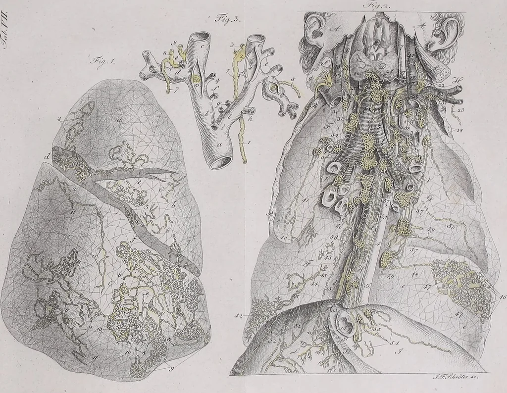 An illustration from Pfennig-Encyklopädie der Anatomie, oder, Bildliche Darstellung der gesammten menschlichen Anatomie : nach Rosenmüller, Loder, Carl Bell, Gordon, Bock etc / gestochen von J.F. Schröter ; mit erklärendem Texte von. Th. Richter., 1834, leaf 609