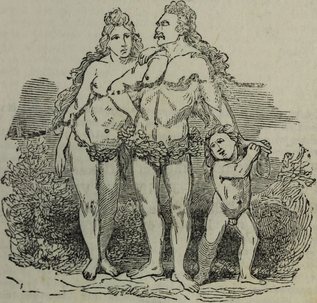 An illustration from The midwife's guide : being the complete works of Aristotle : beautifully illustrated. To which is added an appendix, explanatory of the illustrations, never before published., 1845, leaf 11