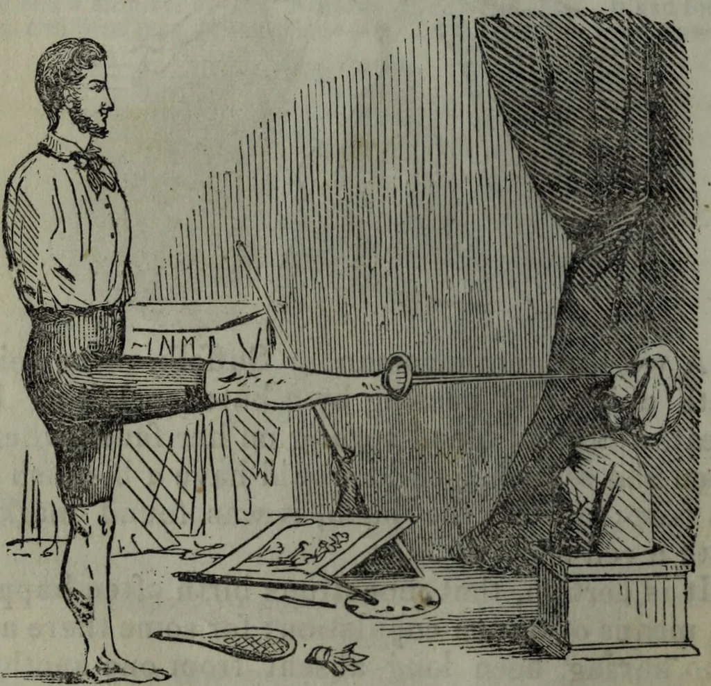 An illustration from The midwife's guide : being the complete works of Aristotle : beautifully illustrated. To which is added an appendix, explanatory of the illustrations, never before published., 1845, leaf 42