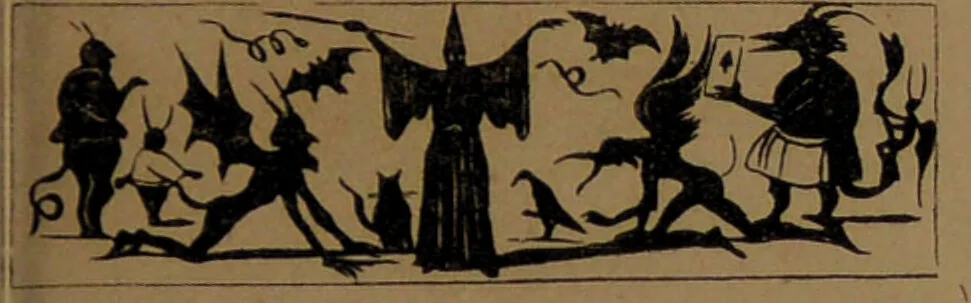An illustration from L'art de connaître l'avenir par la chiromancie, les horoscopes, les divinations anciennes, le marc de café, etc. / Par Johannès Trismégiste [i.e. Lorambert]. Orné de 101 figures., 1843, leaf 107