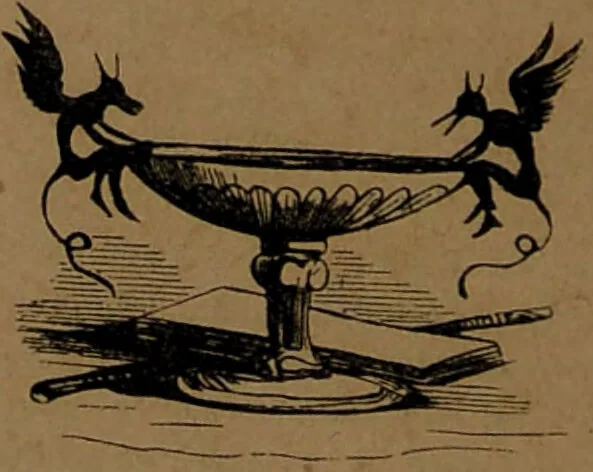An illustration from L'art de connaître l'avenir par la chiromancie, les horoscopes, les divinations anciennes, le marc de café, etc. / Par Johannès Trismégiste [i.e. Lorambert]. Orné de 101 figures., 1843, leaf 110