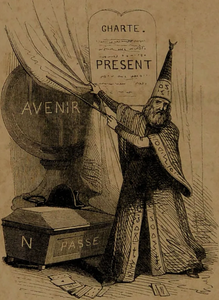 An illustration from L'art de connaître l'avenir par la chiromancie, les horoscopes, les divinations anciennes, le marc de café, etc. / Par Johannès Trismégiste [i.e. Lorambert]. Orné de 101 figures., 1843, leaf 2