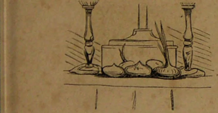 An illustration from L'art de connaître l'avenir par la chiromancie, les horoscopes, les divinations anciennes, le marc de café, etc. / Par Johannès Trismégiste [i.e. Lorambert]. Orné de 101 figures., 1843, leaf 33