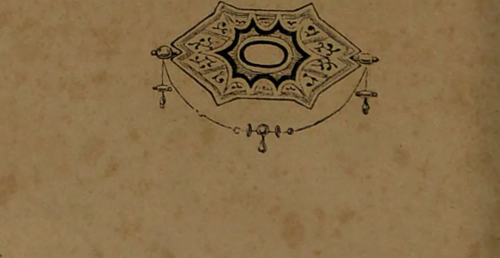 An illustration from L'art de connaître l'avenir par la chiromancie, les horoscopes, les divinations anciennes, le marc de café, etc. / Par Johannès Trismégiste [i.e. Lorambert]. Orné de 101 figures., 1843, leaf 34