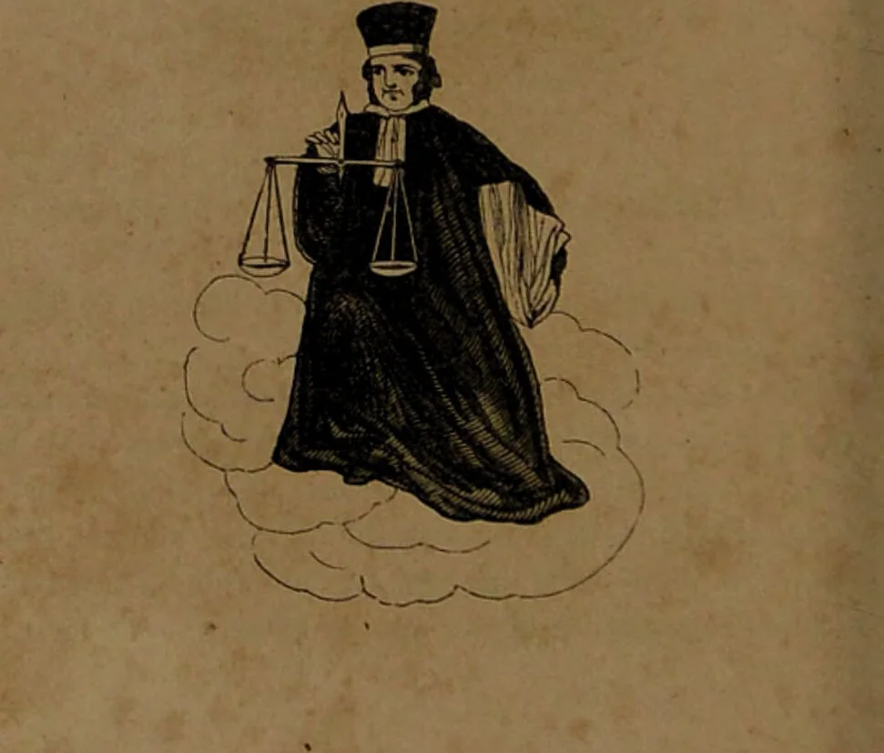 An illustration from L'art de connaître l'avenir par la chiromancie, les horoscopes, les divinations anciennes, le marc de café, etc. / Par Johannès Trismégiste [i.e. Lorambert]. Orné de 101 figures., 1843, leaf 56
