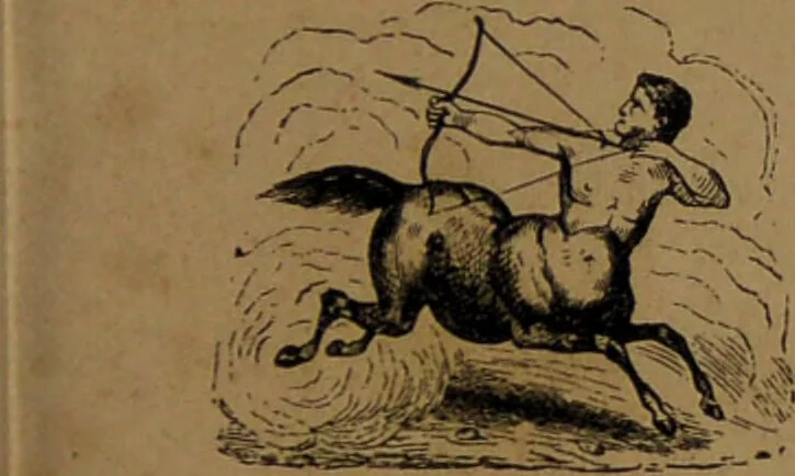 An illustration from L'art de connaître l'avenir par la chiromancie, les horoscopes, les divinations anciennes, le marc de café, etc. / Par Johannès Trismégiste [i.e. Lorambert]. Orné de 101 figures., 1843, leaf 59
