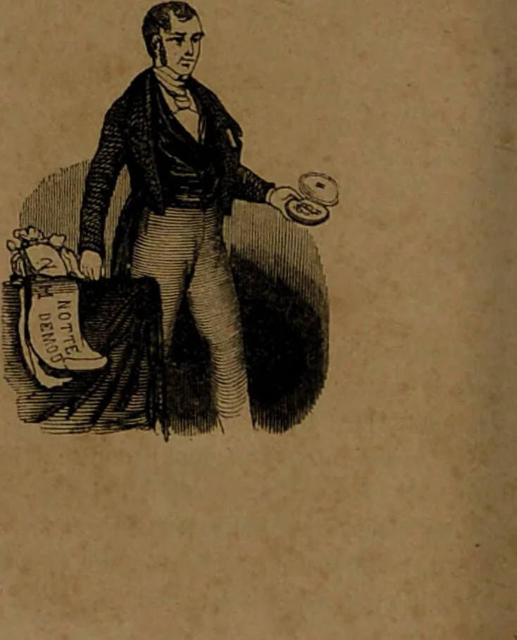 An illustration from L'art de connaître l'avenir par la chiromancie, les horoscopes, les divinations anciennes, le marc de café, etc. / Par Johannès Trismégiste [i.e. Lorambert]. Orné de 101 figures., 1843, leaf 64