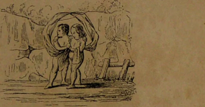 An illustration from L'art de connaître l'avenir par la chiromancie, les horoscopes, les divinations anciennes, le marc de café, etc. / Par Johannès Trismégiste [i.e. Lorambert]. Orné de 101 figures., 1843, leaf 71