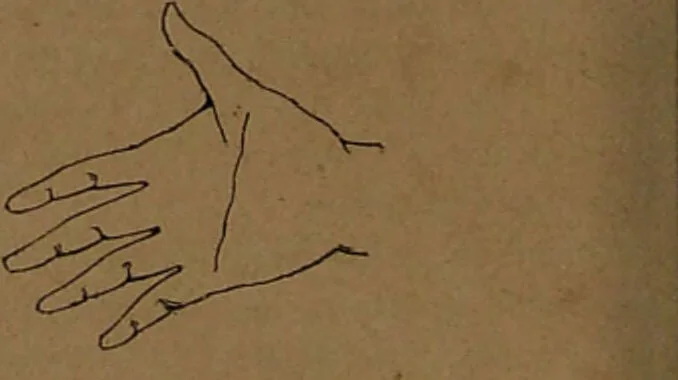 An illustration from L'art de connaître l'avenir par la chiromancie, les horoscopes, les divinations anciennes, le marc de café, etc. / Par Johannès Trismégiste [i.e. Lorambert]. Orné de 101 figures., 1843, leaf 94