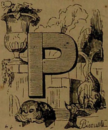 An illustration from L'art d'expliquer les songes, ou, Signification détaillé de tous les songes, visions, rêves, apparitions : précédé de l'histoire des rêves célèbres dont le sens s'est réalisé / Par Johannès Trismégiste [i.e. Lorambert]. Orné des 130 figures., 1845, leaf 102