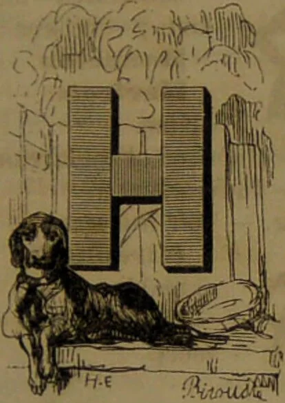 An illustration from L'art d'expliquer les songes, ou, Signification détaillé de tous les songes, visions, rêves, apparitions : précédé de l'histoire des rêves célèbres dont le sens s'est réalisé / Par Johannès Trismégiste [i.e. Lorambert]. Orné des 130 figures., 1845, leaf 83