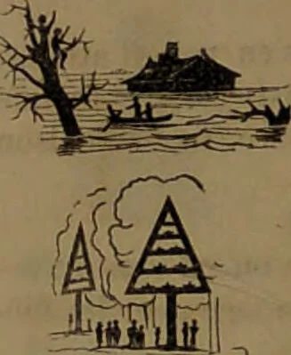 An illustration from L'art d'expliquer les songes, ou, Signification détaillé de tous les songes, visions, rêves, apparitions : précédé de l'histoire des rêves célèbres dont le sens s'est réalisé / Par Johannès Trismégiste [i.e. Lorambert]. Orné des 130 figures., 1845, leaf 86