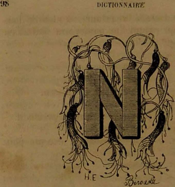 An illustration from L'art d'expliquer les songes, ou, Signification détaillé de tous les songes, visions, rêves, apparitions : précédé de l'histoire des rêves célèbres dont le sens s'est réalisé / Par Johannès Trismégiste [i.e. Lorambert]. Orné des 130 figures., 1845, leaf 98