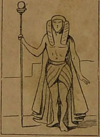 An illustration from L'art de tirer les cartes : révélations complètes sur les destinées au moyen des cartes et des tarots d'après les méthodes les plus certaines, suivis d'un jeu des patiences / par Johannès Trismégiste [i.e. Lorambert]. Orné de 150 figures., 1845, leaf 76