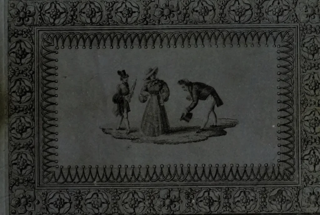 An illustration from Le Lavater moral., 1820, leaf 1
