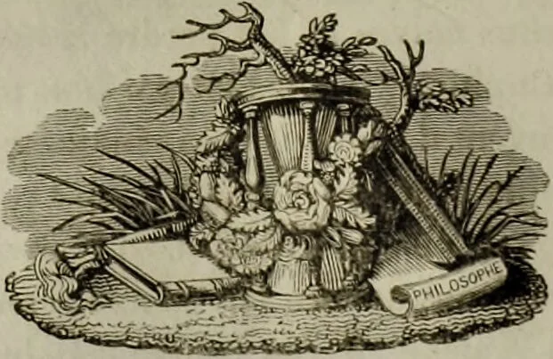 An illustration from Le Lavater moral., 1820, leaf 88