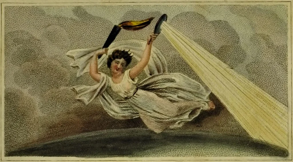An illustration from Le Lavater moral., 1820, leaf 9