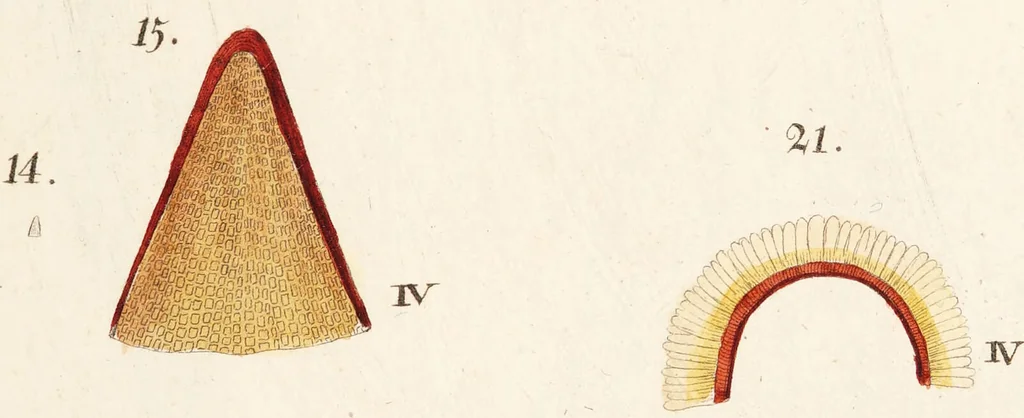 An illustration from Fundamentum historiae naturalis muscorum frondosorum concernens eorum flores, fructus, seminalem propagationem adjecta generum dispositione methodica. Iconibus illustratis / [Johann Hedwig]., 1782, leaf 287